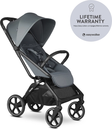 Easywalker športni voziček Rockey L Smooth Grey