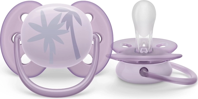 Philips Avent duda UltraSoft Premium 0–6 m, vijolična, 1 kos