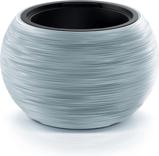 Cvetlični lonec Furu Bowl z vložkom 43,5 cm – svetlo siv