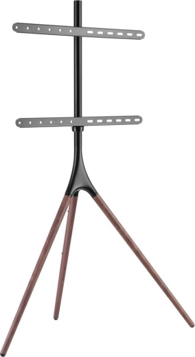 Talno stojalo za TV na tripodu 45–65" z lesenimi nogami, 32 kg