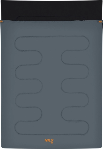 Dvojna odejna spalna vreča NILS Camp, siva