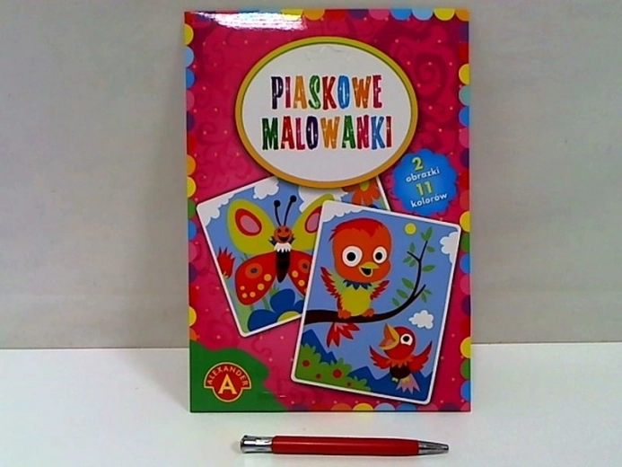 Slikanje z barvnim peskom – Ptički in metulji