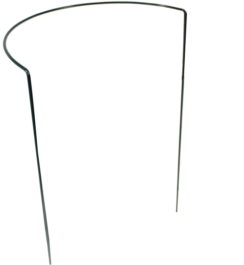 Opora za rastline z objemko 35 × 39 cm, zelena