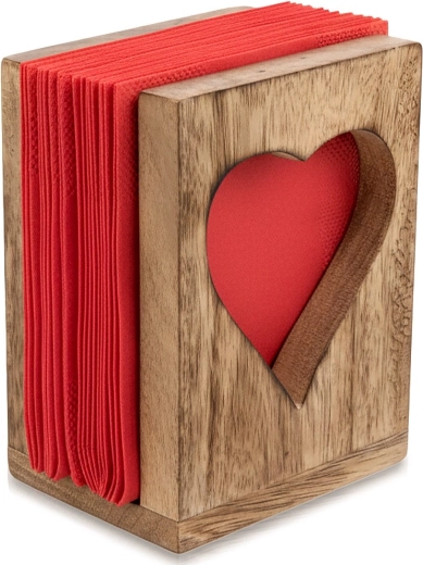 Lesen stojalo za prtičke iz mangovega lesa 8,5 × 7,5 × 12 cm orion