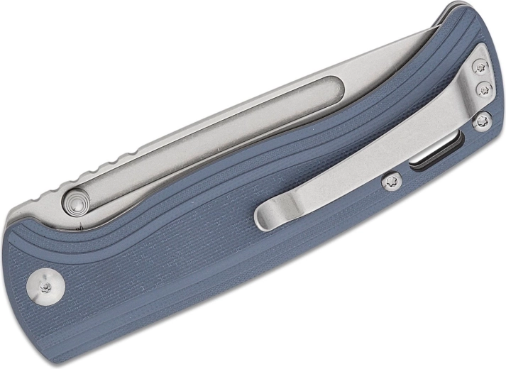 Ergonomski siv G10 z žepnim sponkom