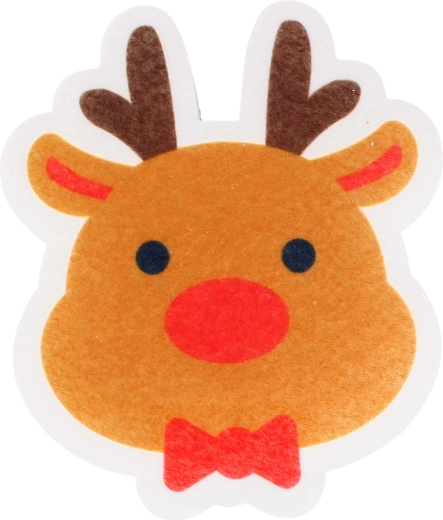 Gobica za pomivanje posode z motivom severnega jelena 10 × 12 × 3 cm