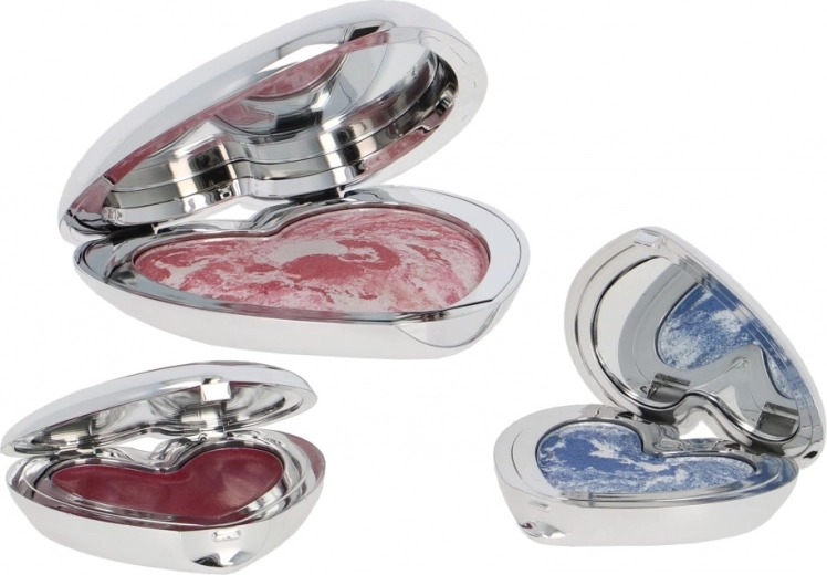 Rdečilo in senčila z marmoriranim zaključkom