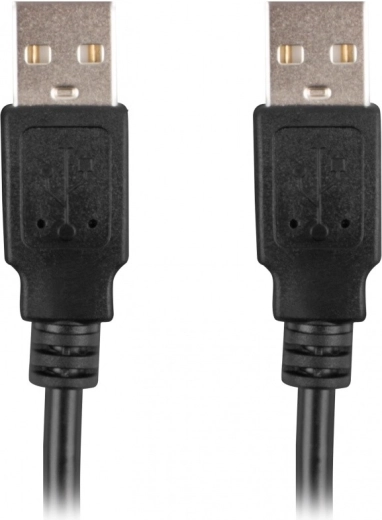 Kabel USB-A M/M 2.0, 1,8 m, črn