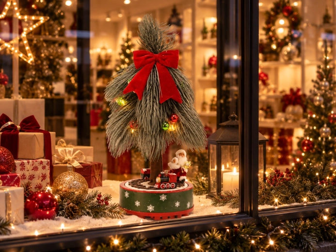 A fairytale Christmas scene
