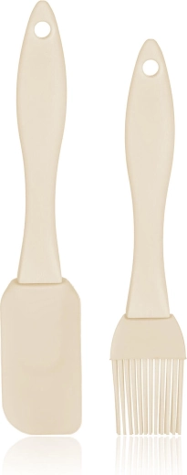 Kuhinjski komplet CULINARIA – silikonska lopatica in čopič za premazovanje
