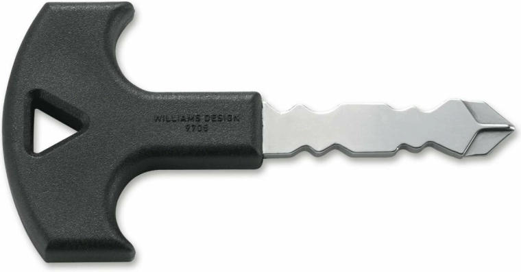 CRKT Defense Key Black – tactical self-defense key 4.5 cm