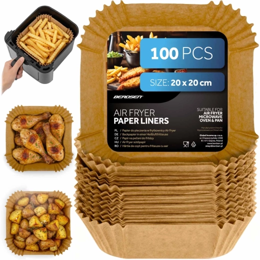 100 vložkov za peko v embalaži