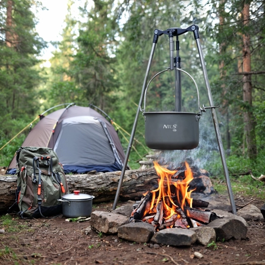 Pripravljen na ogenj in gorilnik