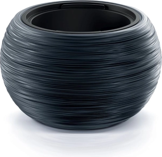 Lonec za rože Furu Bowl z vložkom 37,8 cm – antracit