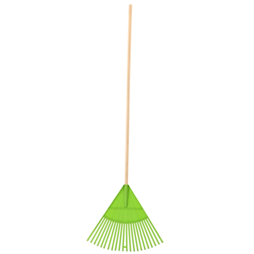 Plastične pahljačaste grablje 120 cm, 22 zob