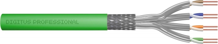 Namestitveni kabel CAT 8.2 S/FTP Dca LS0H 100 m zelen