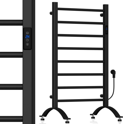 Maltec električni kopalniški radiator 200 W, črn