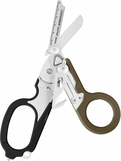 Leatherman Raptor Rescue Black-Coyote Multifunctional Rescue Shears with Holster