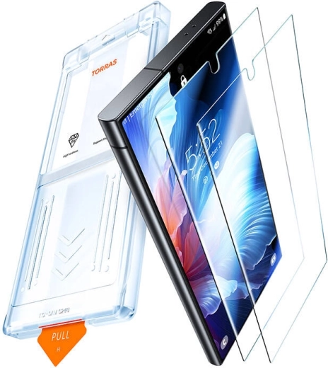 Kaljeno steklo za Samsung S24 Torras Install Master