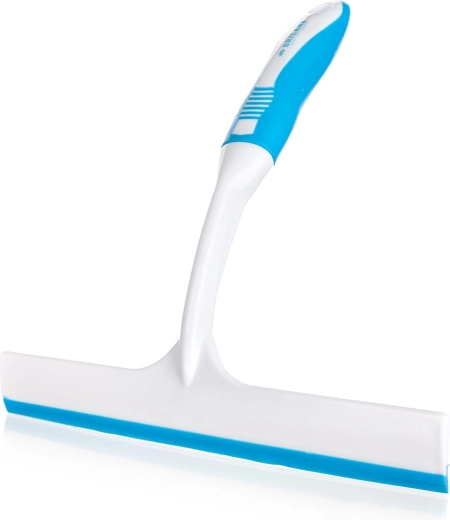 Brisalec za okna z gumo 25 cm EXCLUSIVE, modro-bel