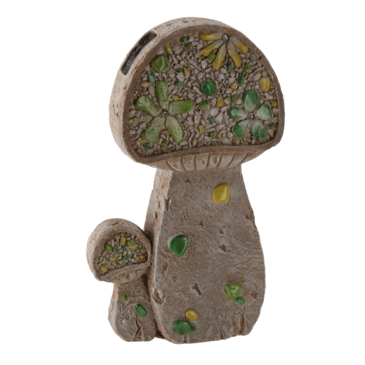 Vrtna dekoracija gobe z LED osvetlitvijo