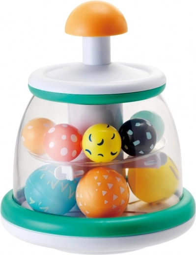 Infantino ropotulja z žogicami mint - 1 kos