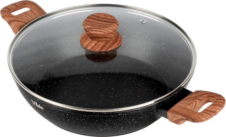 Stekleni pokrov z ventilom za popoln nadzor