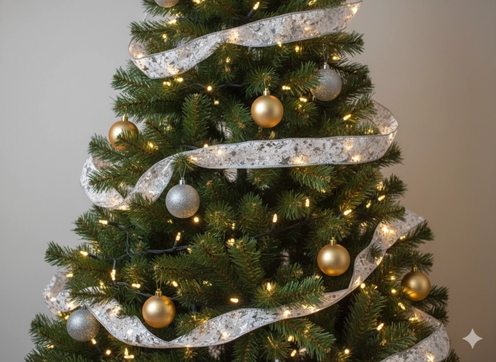 Božični LED trak s toplo belo svetlobo, 50 LED, na baterije