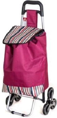 Brilanz Carrie striped shopping trolley bag