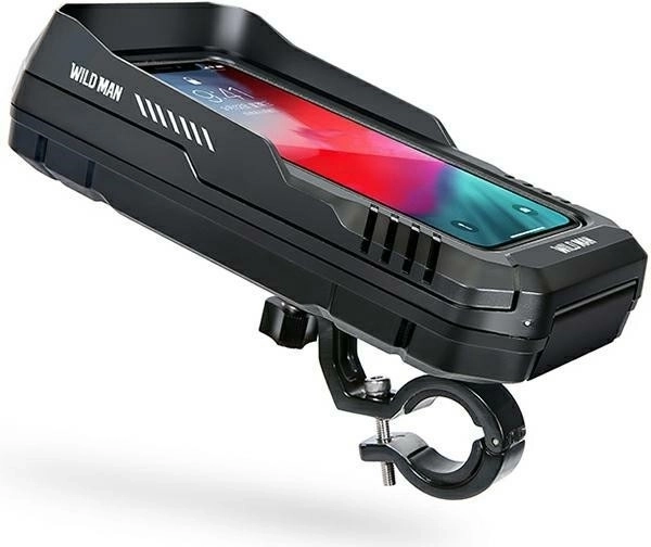 Torba za krmilo Wildman FK2 za telefon, črna