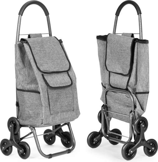 Shopping trolley 33 L with triple wheels and pockets MODERNHOME