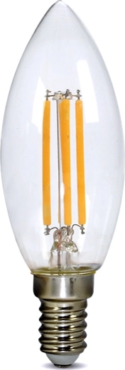 Solight retro LED žarnica svečka E14 4 W 3000 K 440 lm