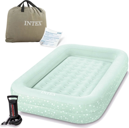 Napihljiva otroška potovalna posteljica INTEX 168 × 107 × 25 cm s pumpo