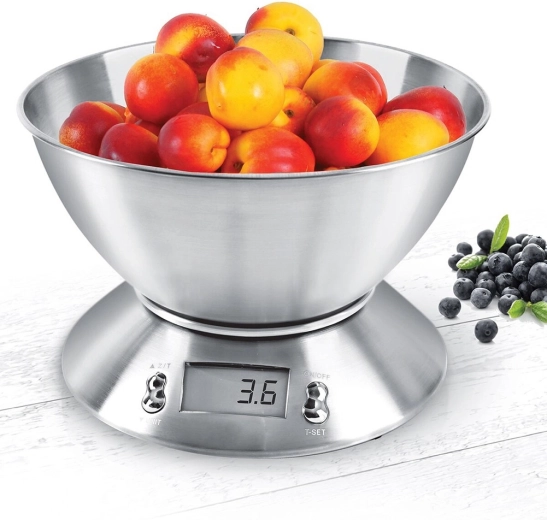 Kuhinjska ura in vgrajen termometer