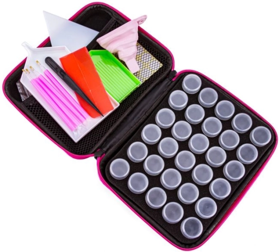 Pregleden organizator s 30 posodicami