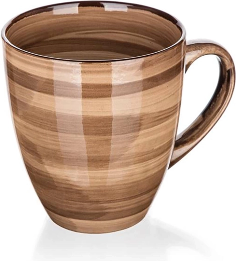 Udobno pitje zaradi oblike in velikega ročaja