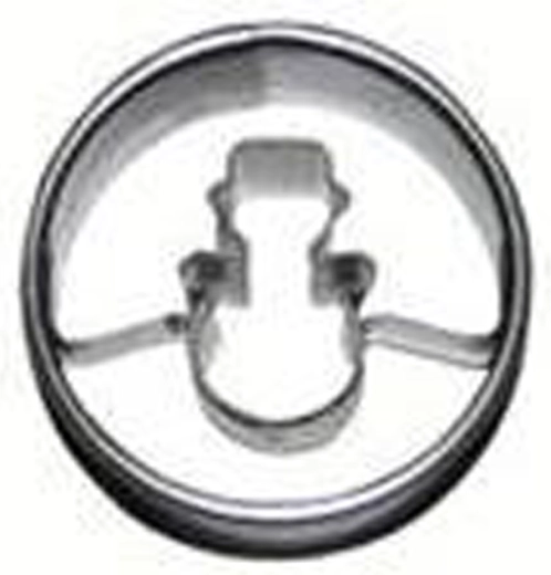 Modelček za piškote TORO krog – snežak 4 cm