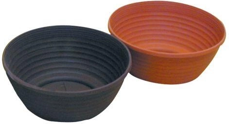 Žardiniera 22 cm terakota rjava plastičen cvetlični lonček