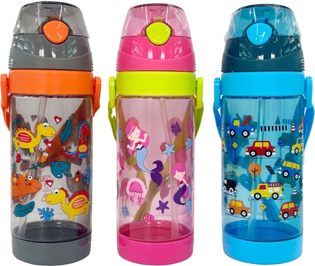 Otroška plastenka za vodo 550 ml, plastična - 1 kos