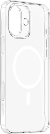 Baseus magnetni ovitek TouchButton za iPhone 16 (prozoren)