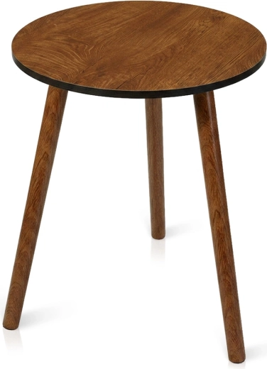 Round coffee table in brown 40 × 40 × 41 cm