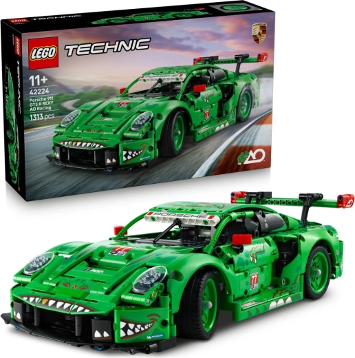 LEGO Technic Porsche 911 GT3 R REXY AO Racing dirkalni avto