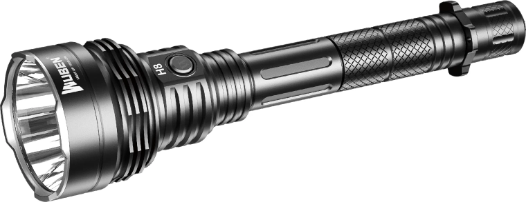 Wuben H8 Deluxe Kit taktična svetilka 1800 lm, črn komplet