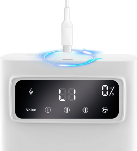 Udobje za otroka: melodije, beli šum in LED lučka