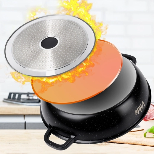 Združljiva z vsemi štedilniki, vključno z indukcijo