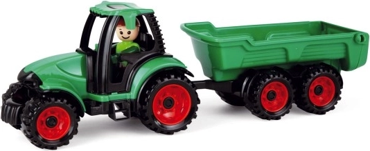 Tractor with trailer for farm work