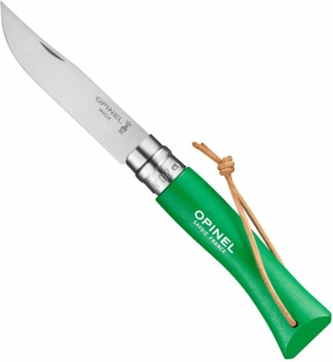 Opinel N°07 Trekking Green žepni nož 8 cm, zeleni buk