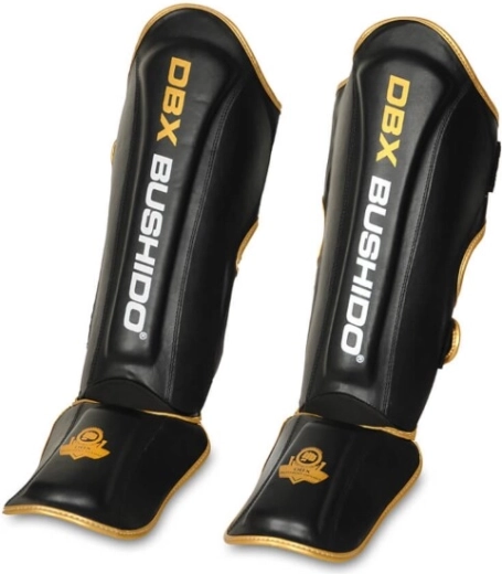 Ščitniki za goleni in nart DBX BUSHIDO, črno‑zlatI