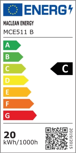 Energy class C (EU label)