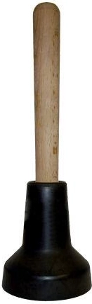 Odmaševalna guma za čiščenje odtokov črna 9 cm